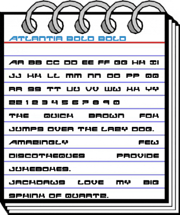 Atlantia Bold Bold Font