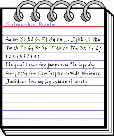 Cartographers Regular Font