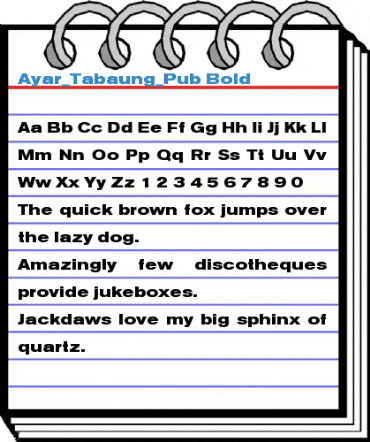 Ayar_Tabaung_Pub Bold Font
