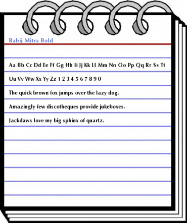Bahij Mitra Bold Font