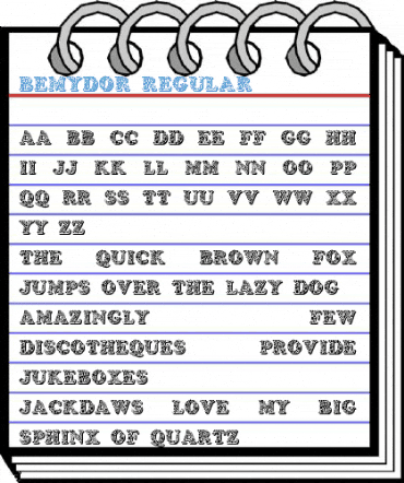 Bemydor Regular Font