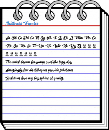 Bestlovers Regular Font