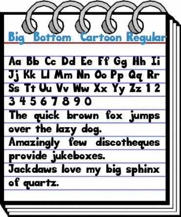 Big_Bottom_Cartoon Font