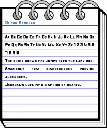 Blobb Regular Font