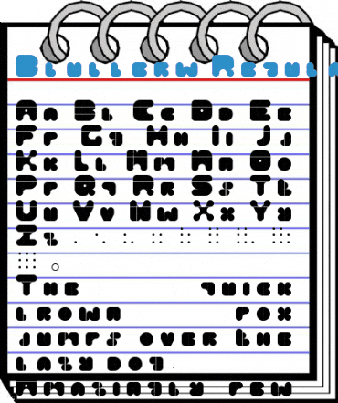 Blubberw Regular Font
