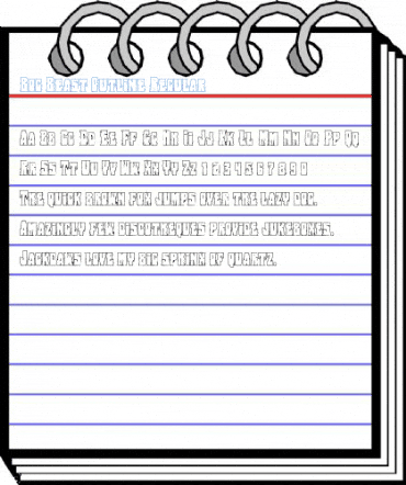 Bog Beast Outline Regular Font