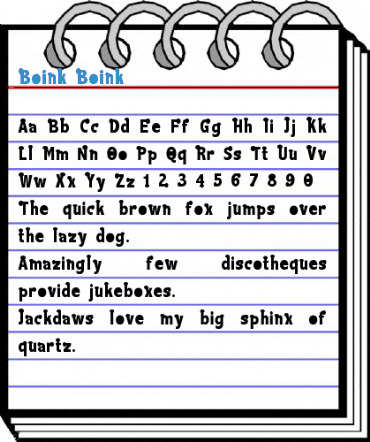 Boink Boink Font