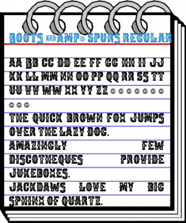 Boots & Spurs Regular Font