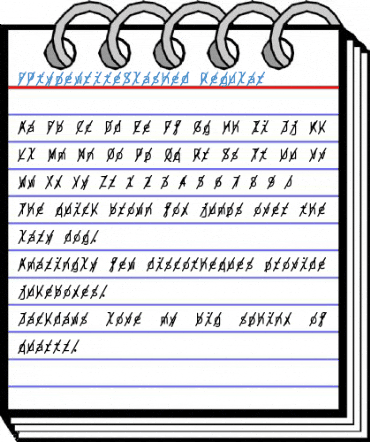 BPtypewriteSlashed Regular Font