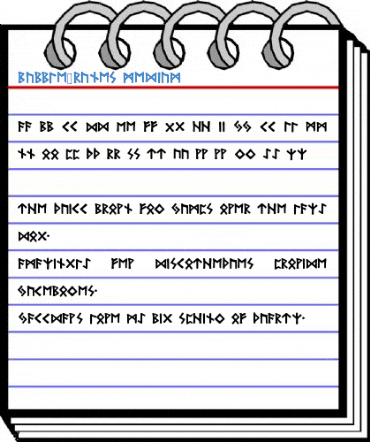 Bubble_Runes Font