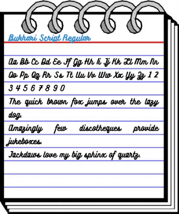 Bukhari Script Regular Font