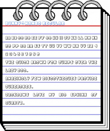 bunny$mambo Regular Font
