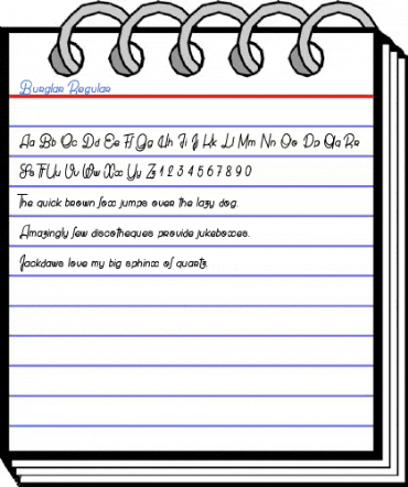 Burglar Regular Font