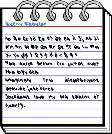 Burny Regular Font