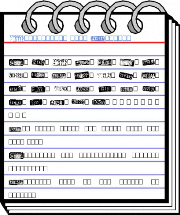 Californian cars Regular Font