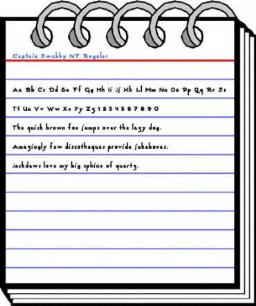 Captain Swabby NF Regular Font