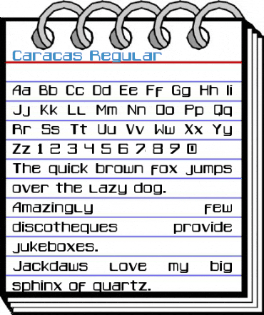 Caracas Regular Font