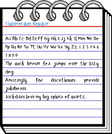 Childrenalien Font