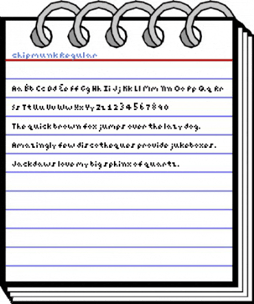 chipmunk Regular Font