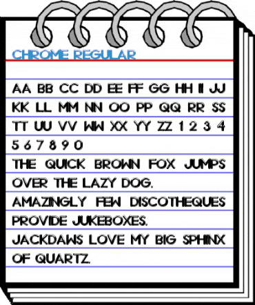Chrome Regular Font