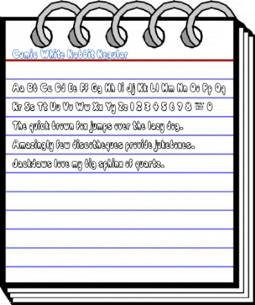 Comic White Rabbit Regular Font