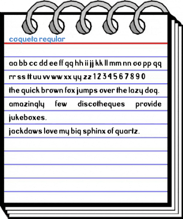 Coqueta Regular Font