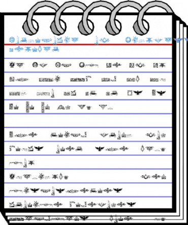 Cornucopia of Dingbats Four Font