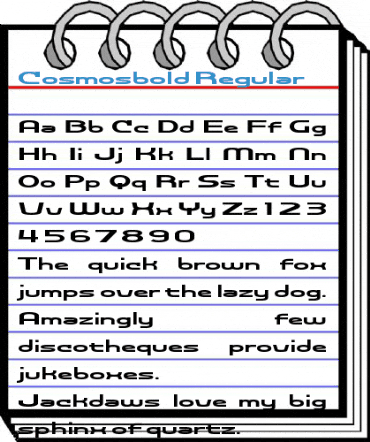 Cosmosbold Regular Font