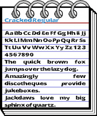 Cracked Regular Font