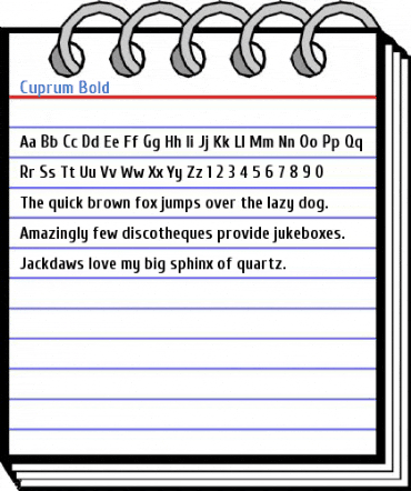 Cuprum Bold Font