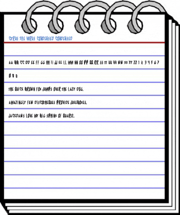 Cyrus the Virus Condensed Condensed Font