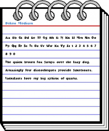 DeLeo Medium Font