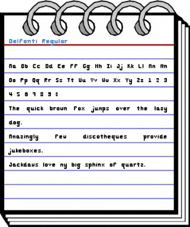 Delfonti Regular Font
