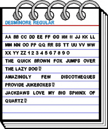 DESMINORE Regular Font