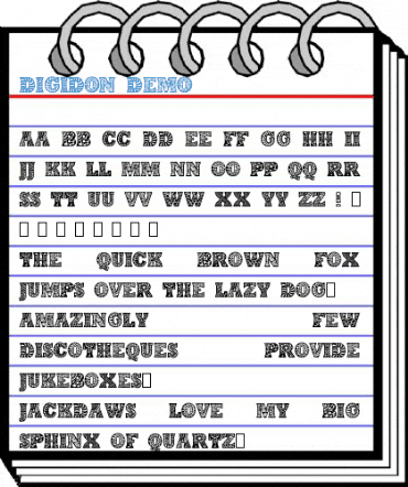 Digidon Demo Font