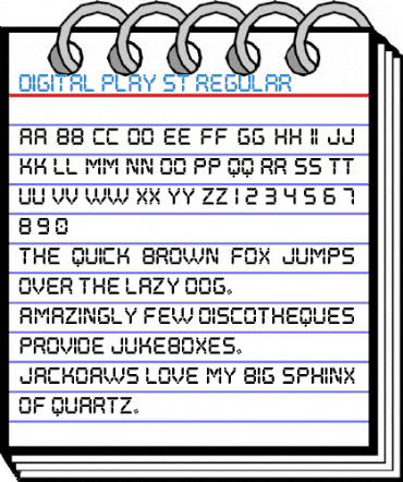 Digital Play St Regular Font