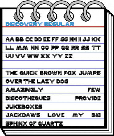 DISCOVERY Regular Font