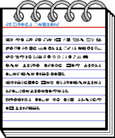 DJ Icons Regular Font