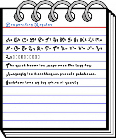 Domywriting Font