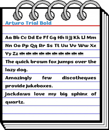 Arturo Trial Bold Font