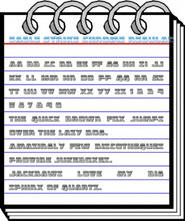 Eagle Strike Chrome Regular Font