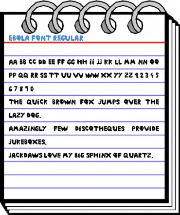 Ebola Font Regular Font