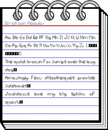 Emoticon Regular Font
