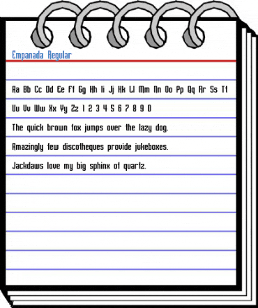 Empanada Regular Font