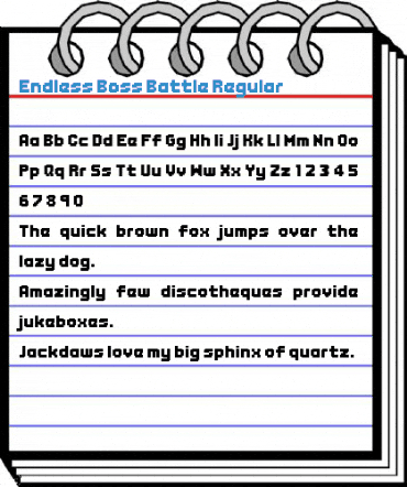 Endless Boss Battle Regular Font