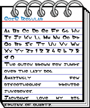 EosE Regular Font