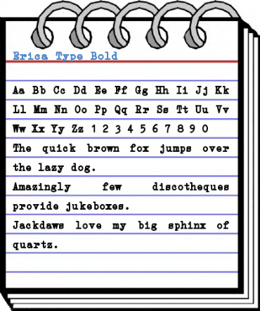 Erica Type Bold Font