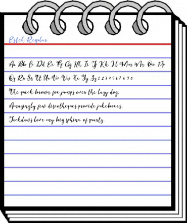 Esteh Regular Font