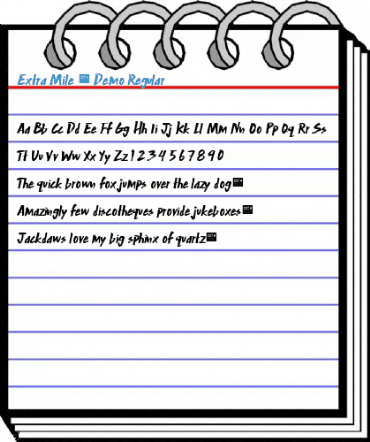 Extra Mile - Demo Regular Font
