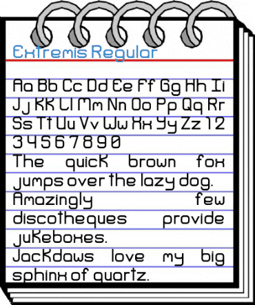 Extremis Regular Font